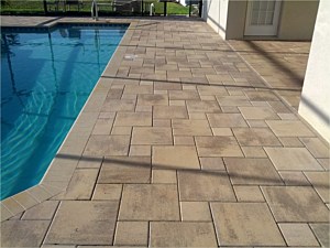 Marble Pool Deck Design, Orlando, FL